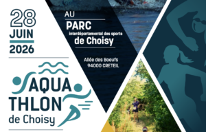 Aquathlon à la base de loisir de Choisy : course adultes et sélectif jeunes 2026